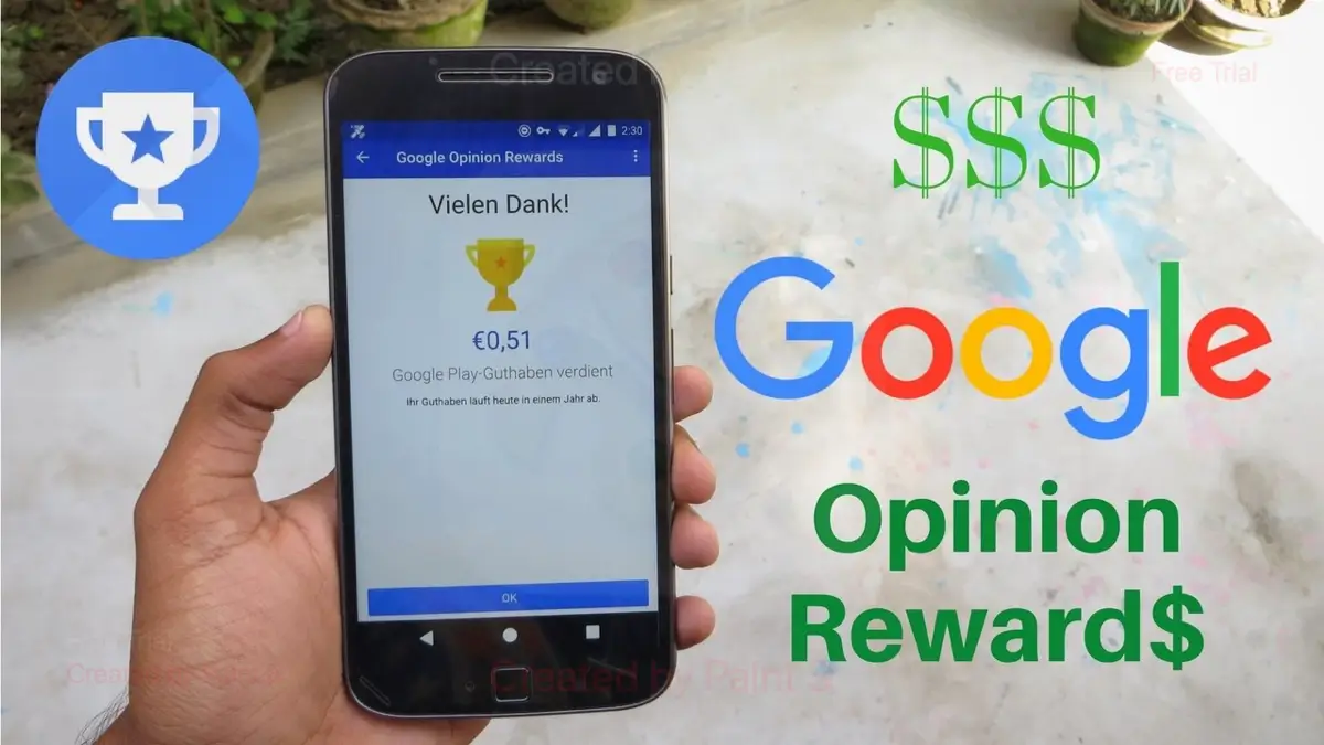 Google Opinion Rewardsa mobile earning app